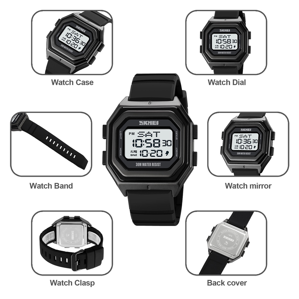 Đồng Hồ Điện Tử Chống Thấm Nước SKMEI 1875