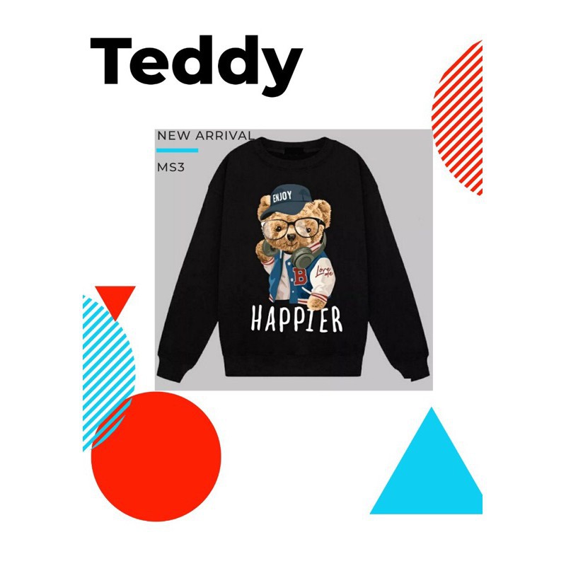 [Sale bung nóc] Áo Sweater Gấu Teddy phiên bản mới cực ngầu | Giá ưu đãi | BigBuy360 - bigbuy360.vn