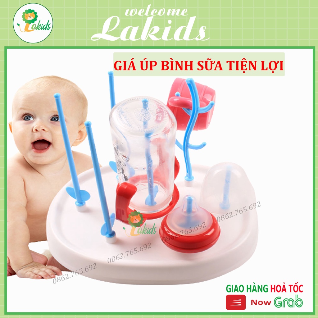Cây úp bình sữa, núm ti siêu tiện lợi