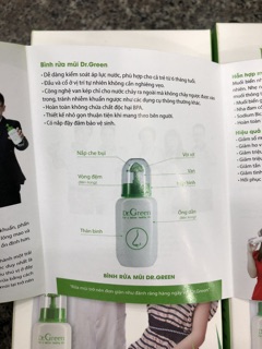Bình Rửa Mũi Dr.Green