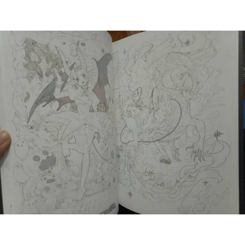 |Order| Tập tranh tô màu "Dragon Night II" - Alichia