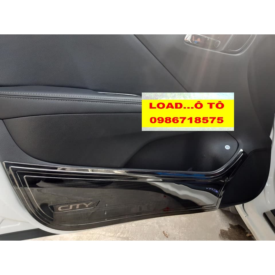 Ốp Tapli Cánh Cửa Và Màng Loa Honda City 2018-2020 Vân Titan Cao Cấp