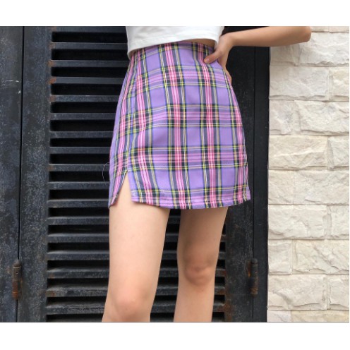 Chân váy kẻ caro Ulzzang nhiều màu - Chân váy chữ A caro Zinti | BigBuy360 - bigbuy360.vn