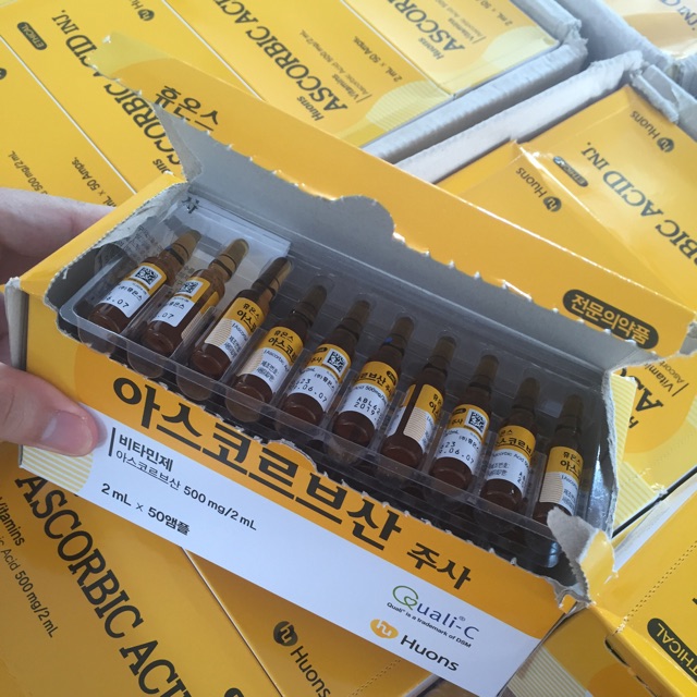 Tinh chất Huons Vitamin C Ampoules 500mg 2ml