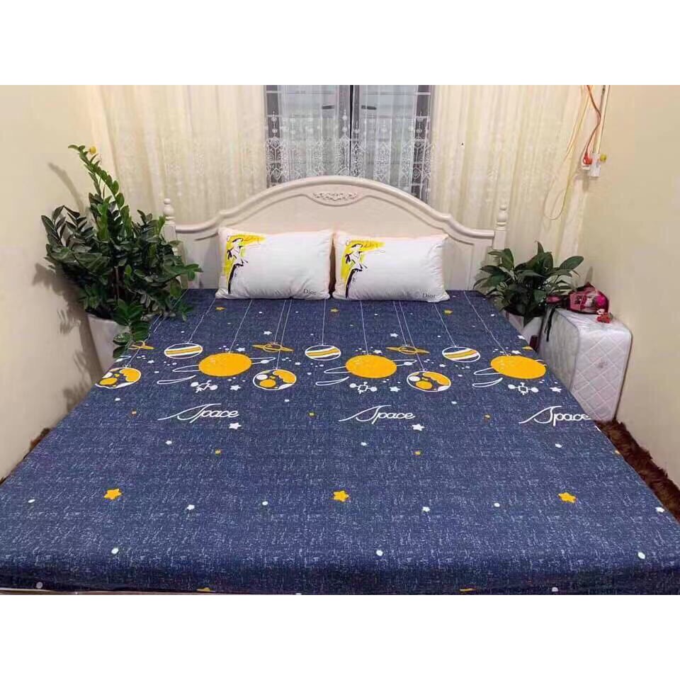 HCM ga chống thấm cotton hoa văn totobed mã 841