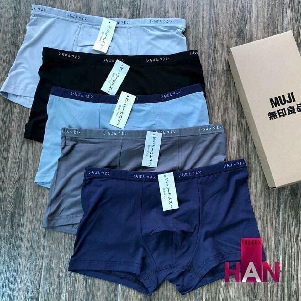 Hộp 5 sịp nam chất thoáng mát cực thích form ôm cạp chữ