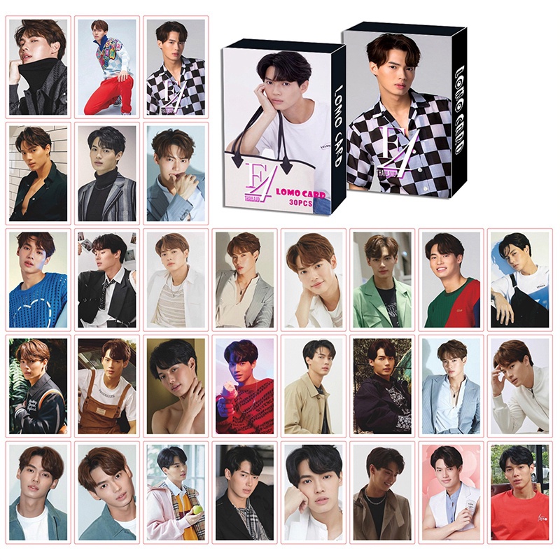 Set 30 Tấm Ảnh lomo card Hình Nhóm Nhạc Hàn Quốc Wu nani zeenunew Kinporsche f4