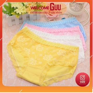 Quần Lót Ren Nữ Sexy GUU- Quần Chip Ren Cao Cấp Mềm Mại An Toàn Thoáng Khí QLN053