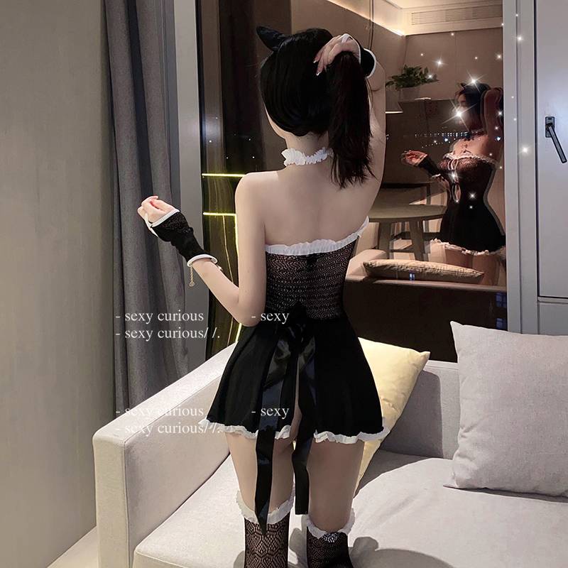 Tuotu | đồ lót sexy bộ đồ ngủ sexy cám dỗ đam mê bộ đồ giường trêu chọc quan điểm cô gái thỏ trong suốt đồng phục | BigBuy360 - bigbuy360.vn