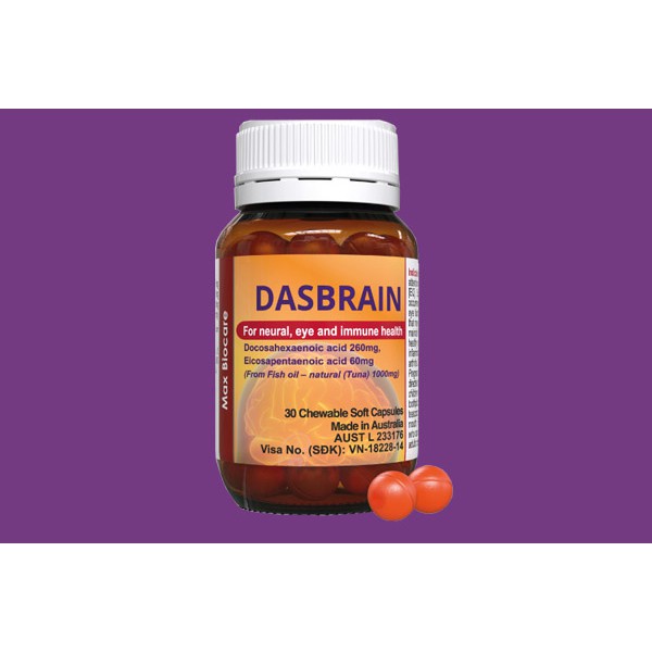 Dasbrain viên uống bổ não - Hộp 30 viên
