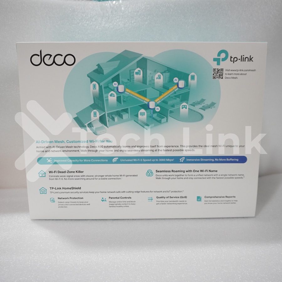 [Hỏa tốc] Hệ Thống Wi-Fi Mesh TP-Link Deco X60 Dành Cho Gia Đình Chuẩn AX3000