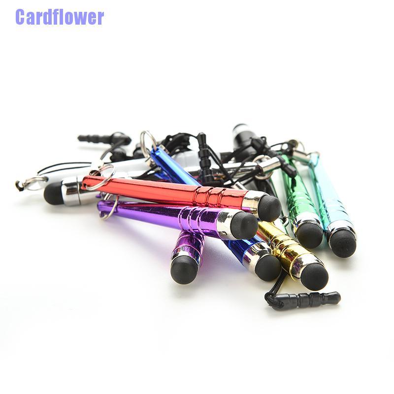 Cardflower  10Pcs Metal Stylus Screen Touch Pen For iPhone IPad Tablet PC Samsung HTC