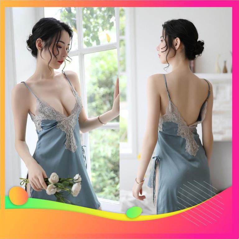 [ COSPLAY SEXY KATA - HÀNG CAO CẤP ]  Váy ngủ sexy gợi cảm xẻ eo MS5126