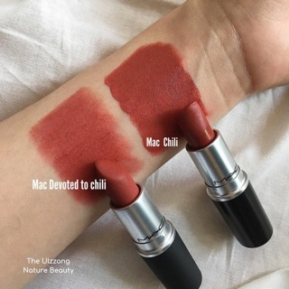 Son MAC màu hot nhất Mac Chili, Mac Ruby Woo, Devoted To Chili ,Mac Marrakesh, E For Efforless, Lady Danger