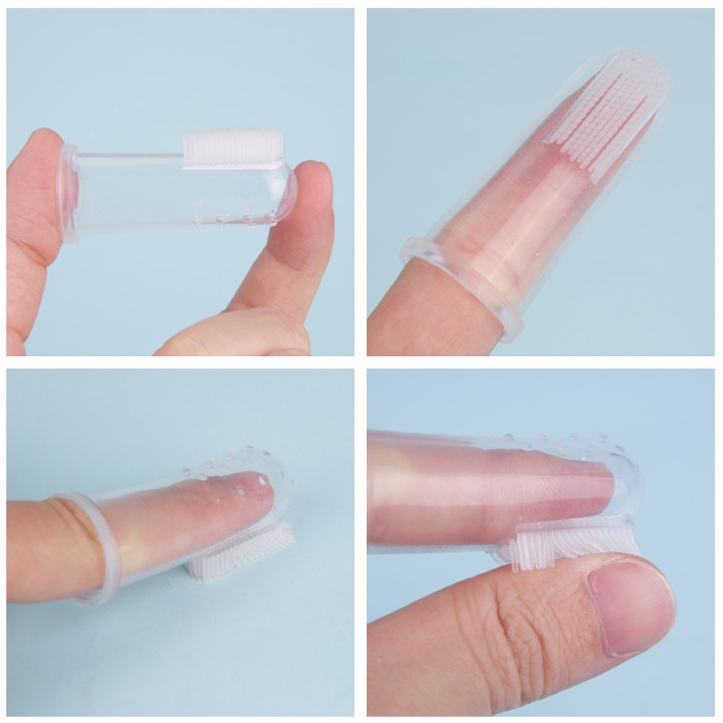 Bộ bàn chải đánh răng bằng silicon cho bé