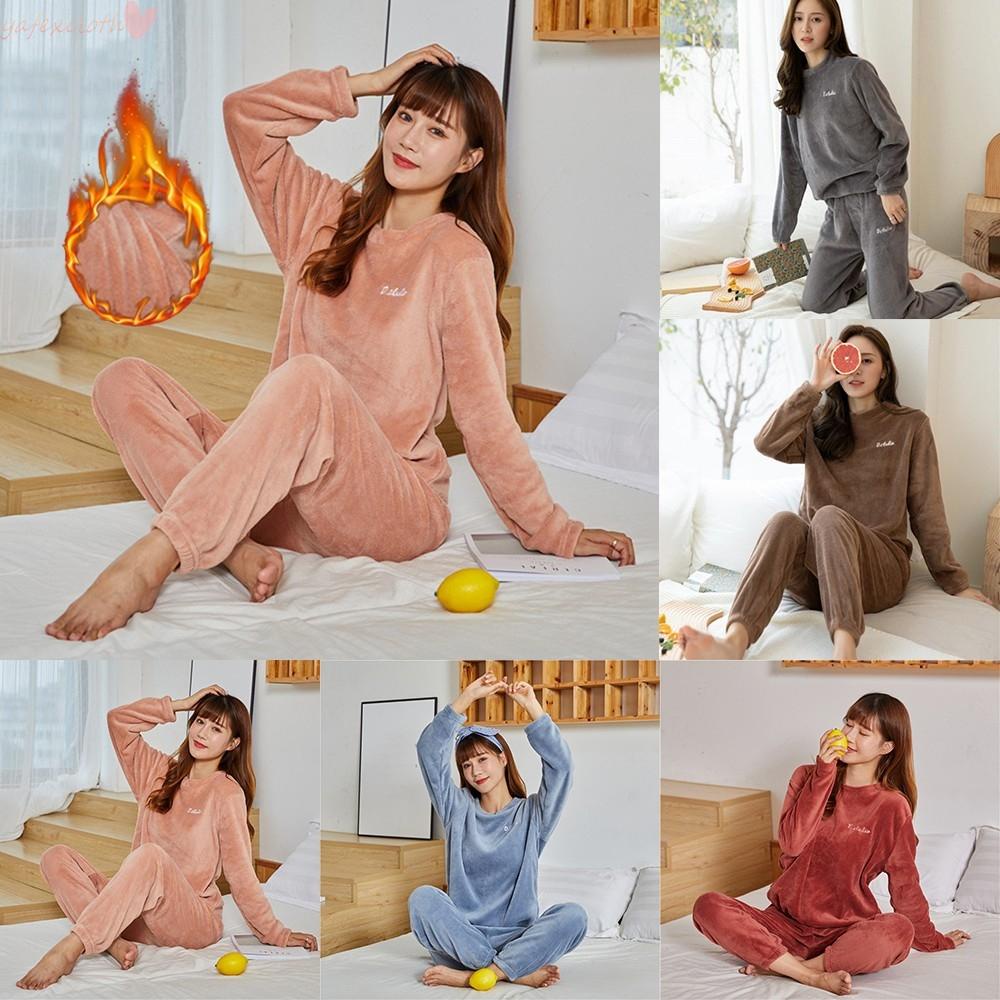 Bộ đồ ngủ vải flannel thời trang mùa đông cho nữ
 | BigBuy360 - bigbuy360.vn