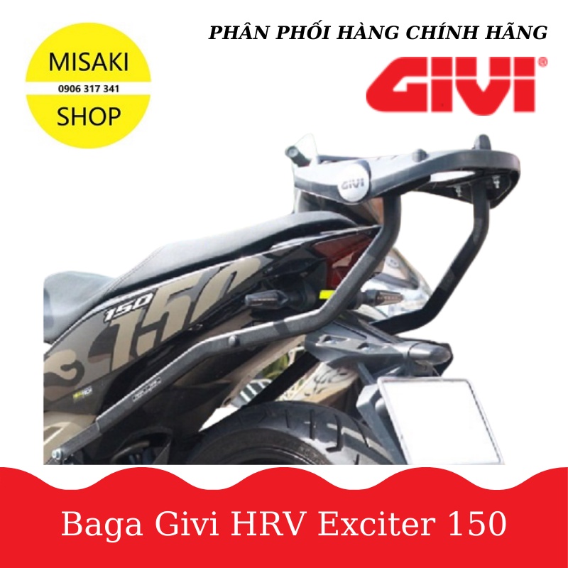Baga Givi Cho Xe HRV Exciter 150 | Givi Chính Hãng | Misaki Shop