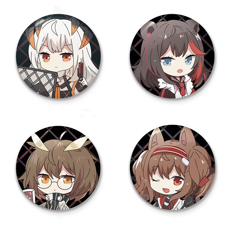 Huy hiệu cài áo IN HÌNH Arknights game chibi dễ thương xinh xắn mẫu 3