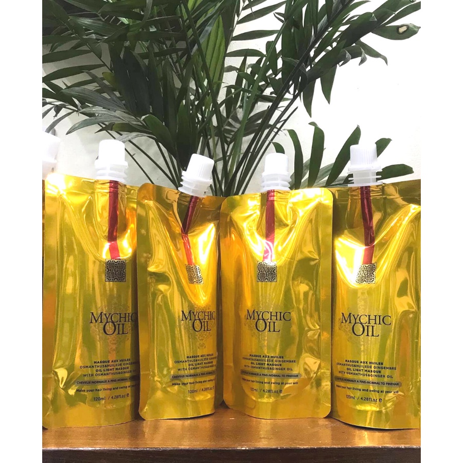 Dầu hấp phục hồi tóc collagen MYCHIC OIL 120ml