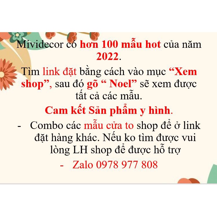 [Siêu rẻ] Decal trang trí Noel - Link số 2 gồm 50 mẫu | BigBuy360 - bigbuy360.vn