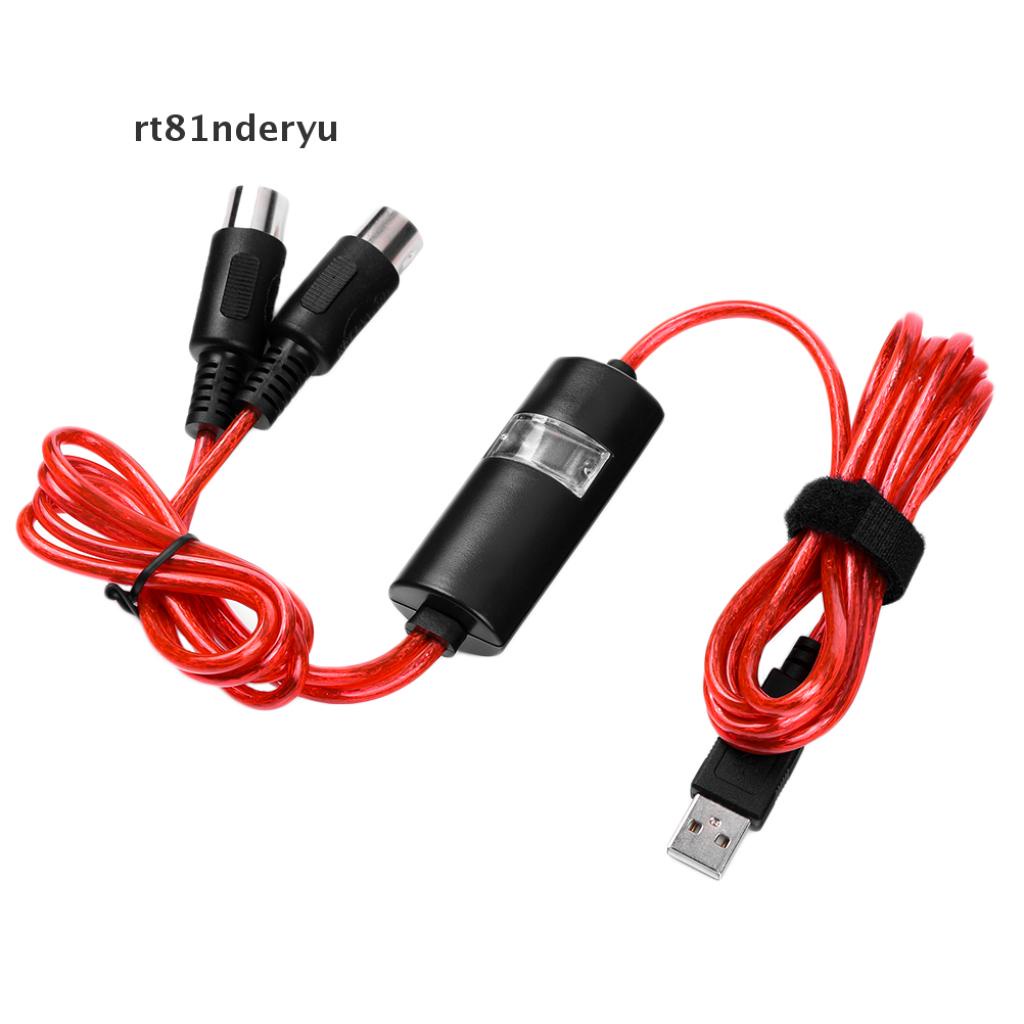 Dây Cáp Chuyển Đổi Cổng USB Sang Cổng MIDI rt81nderyu Cho Máy Tính Bàn Phím Âm Nhạc