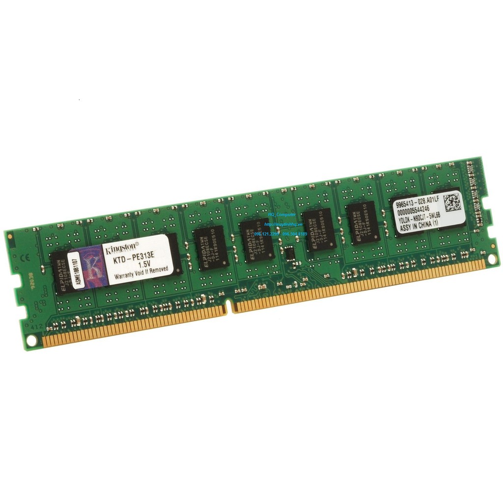 RAM 8GB DDR3 1600Mhz cũ