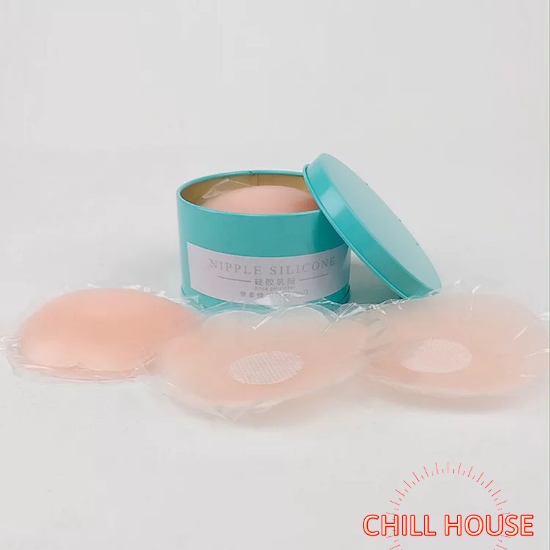 HOT-HỘP 5 ĐÔI MIẾNG DÁN NHŨ HOA SILICON SIÊU MỀM 1401 - CHILLHOUSE