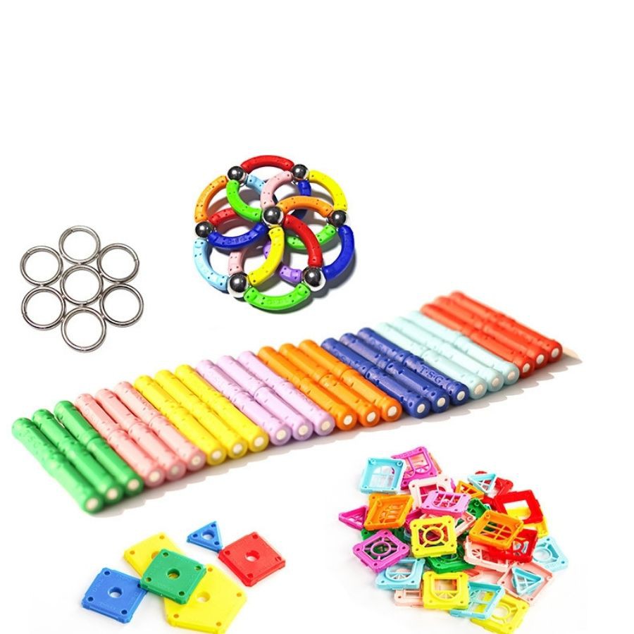 Bộ bi nam châm xếp hình thông minh , Magnetic Sticks - Á Châu Books