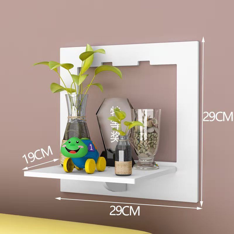 Combo 3 Kệ dán tường đựng chậu cây vật dụng hình tròn, vuông, lục giác