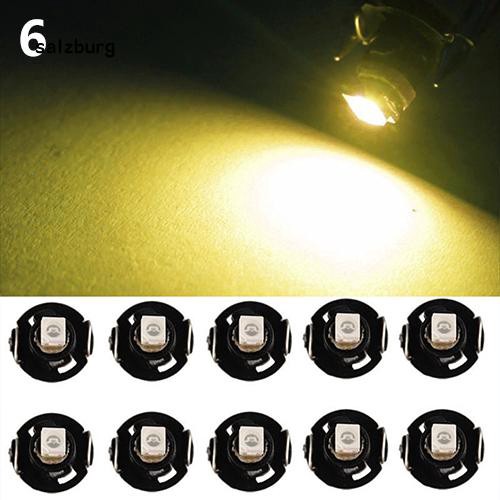 Set 10 bóng đèn LED T4.2 12V gắn bảng điều khiển xe hơi chất lượng cao