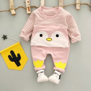 Com bo 10b chim cánh cụt và bộ gấu cho khách