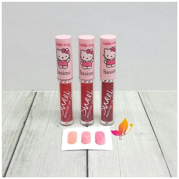 (Hàng Mới Về) Bộ 3 Son Tint Sasimi Hk Ngọt Ngào Phong Cách Hàn Quốc