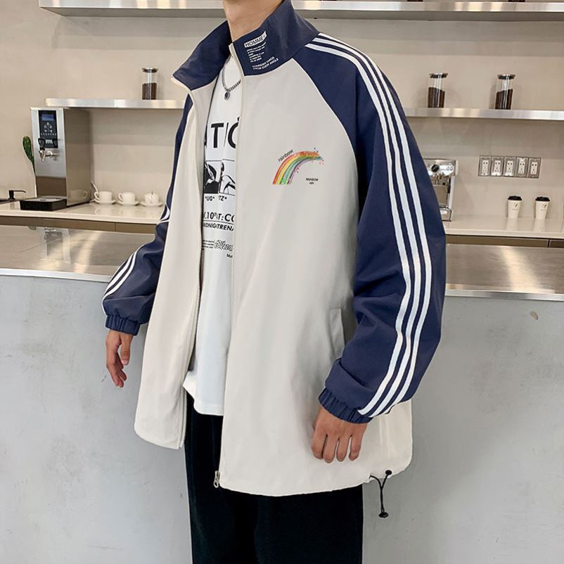 Áo Khoác Tay Dài Dáng Rộng Thời Trang Xuân Thu Trẻ Trung Cho Nam