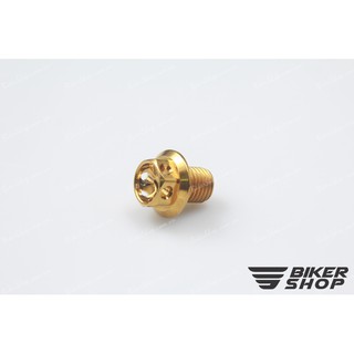 Ốc chân kiếng vương miện 10 ly xi vàng CNC