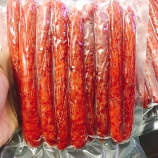 Lạp xưởng tôm gia truyền bich 500gr #lapxuongtom #lapxuong