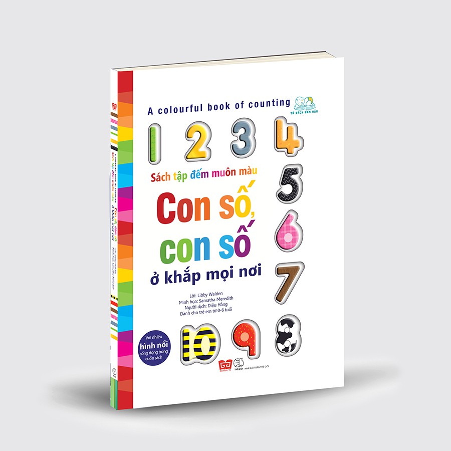 Sách A colourful book of counting Sách tập đếm muôn màu Con số ở khắp mọi nơi | BigBuy360 - bigbuy360.vn
