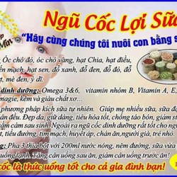 Ngũ cốc Siêu lợi sữa 500gr uống thử GT046