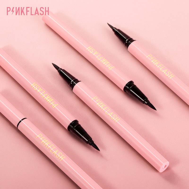 Bút kẻ mắt Pinkflash dạng lỏng nhanh khô màu đen chất lì chống nước lâu trôi | BigBuy360 - bigbuy360.vn