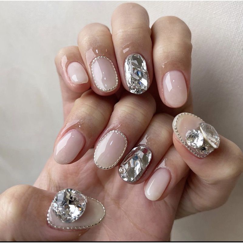 Dây bi trang trí móng 50cm