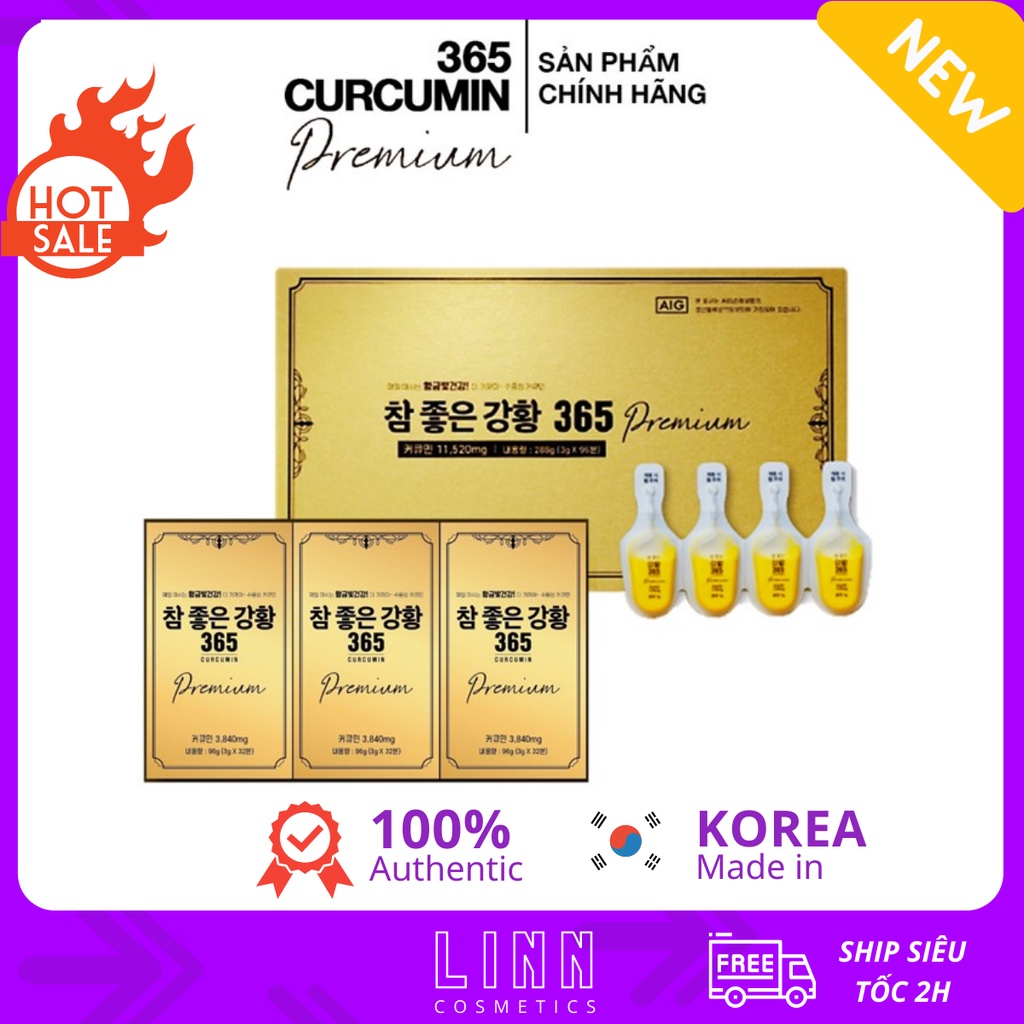 [𝐂𝐔𝐑𝐂𝐔𝐌𝐈𝐍 𝐊𝐎𝐑𝐄𝐀] Tinh chất nghệ nano curcumin 365 Hàn Quốc