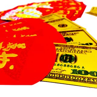 [Combo Quà Tặng Lưu Niệm Phong Thủy] tờ đôla mạ vàng lưu niệm