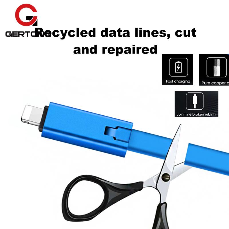 Cutting Quickly Repair Fast Charging Line for iPhone Lightning Renewable Phone Charging USB Cable
