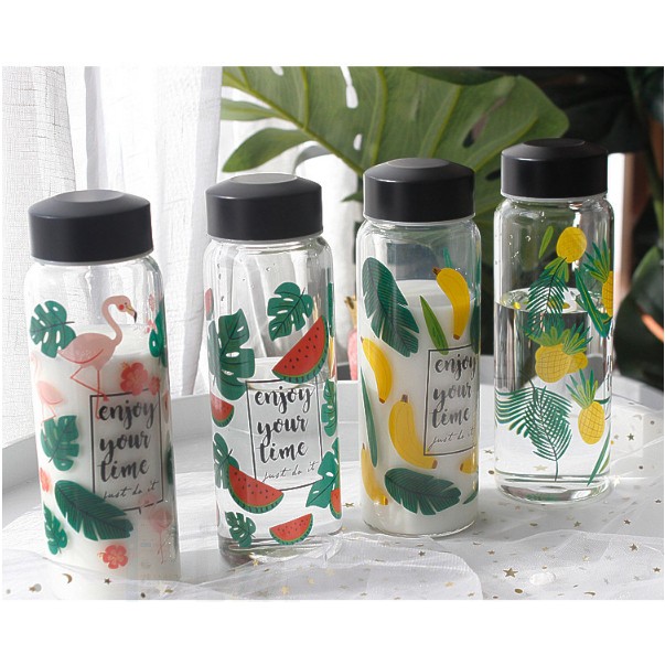 BÌNH THỦY TINH ENJOY YOUR TIME 500ML | BigBuy360 - bigbuy360.vn
