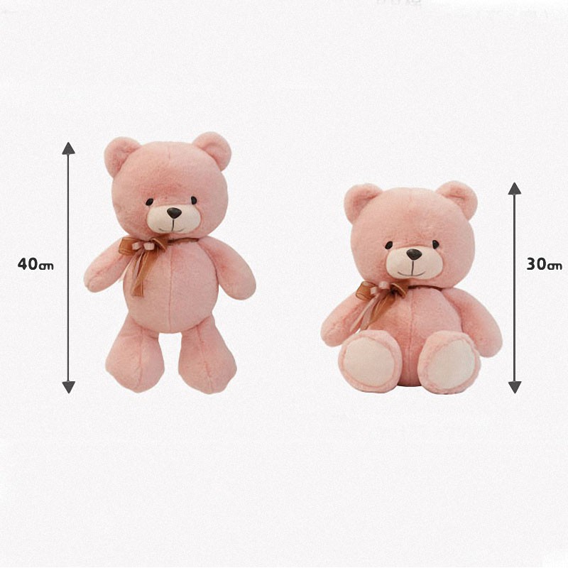 Gấu Bông Teddy 30cm Màu Hồng Xám 84224207