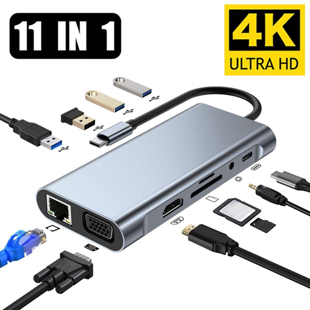 Đầu Đọc Thẻ Nhớ SD PD USB 3.0 4K HDMI Cho Laptop PC