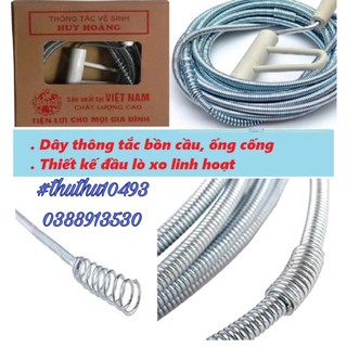 Dây thông cống lò xo  thông tắc vệ sinh
