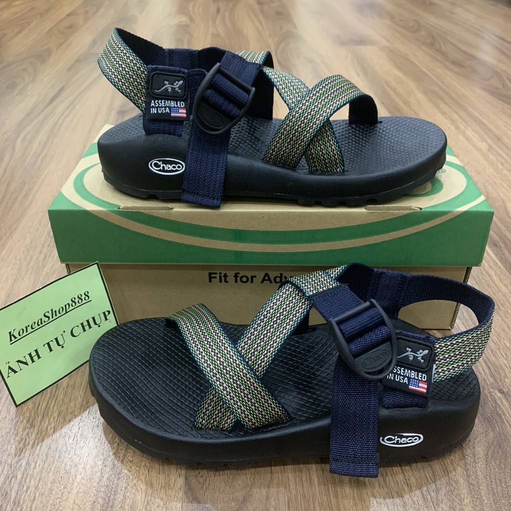 Giày Sandal Nam Chaco Thổ Cẩm Mã D162