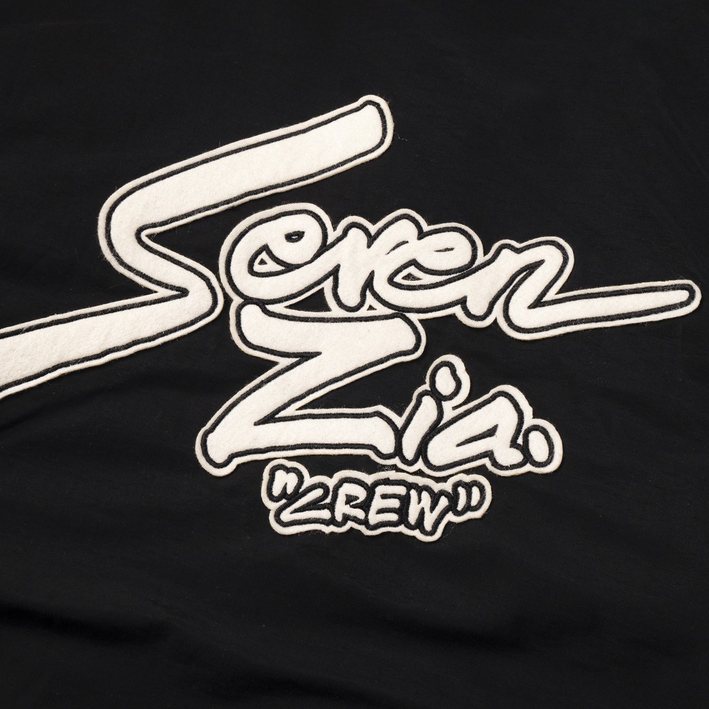 Áo khoác bomber "CREW" - Đen | BigBuy360 - bigbuy360.vn