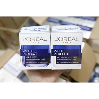 KEM DƯỠNG TRẮNG DA MƯỢT ĐỀU MÀU L'OREAL WHITE PERFECT.