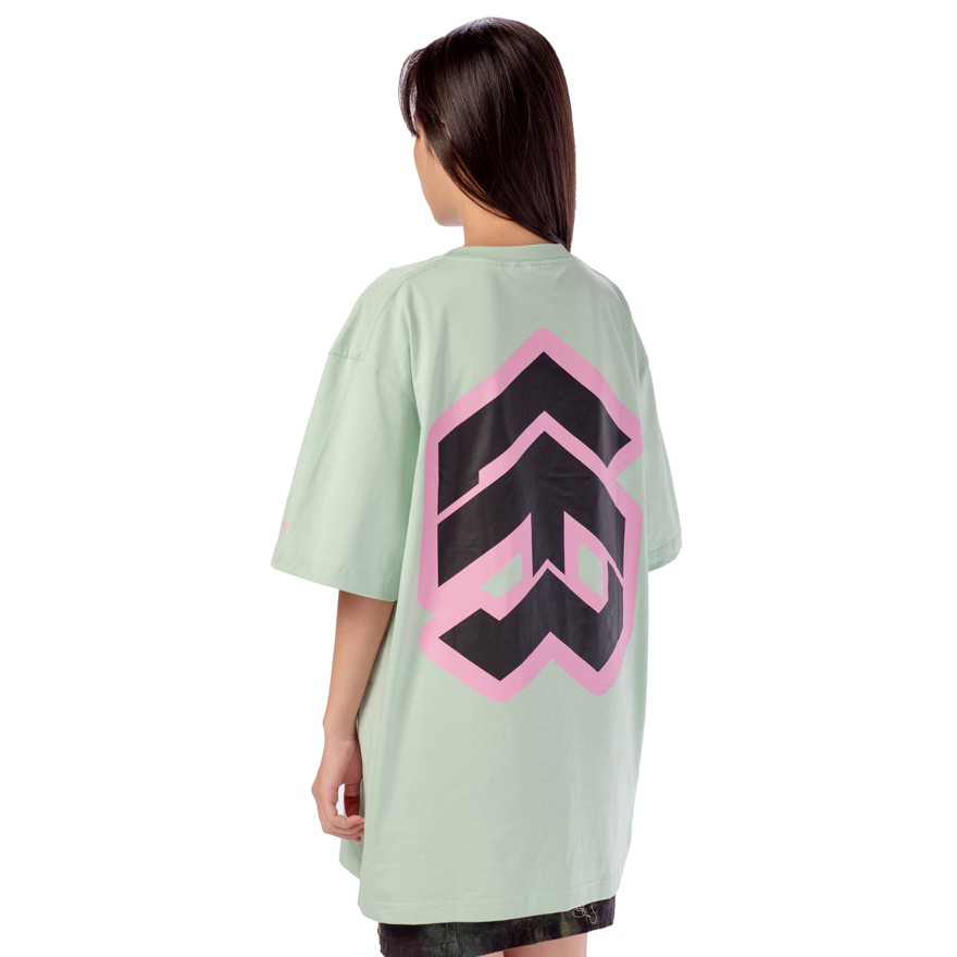 Áo thun 5THEWAY stroke Big Logo New Tee Màu Xanh Bơ